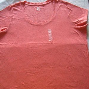 JC Penney Women top orange 3X